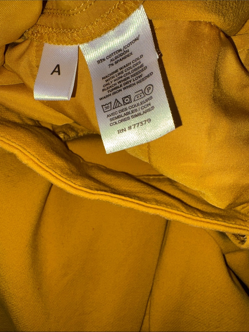 Ann Taylor Factory Straight-Leg Trousers in Mustard - Picture 7 of 7